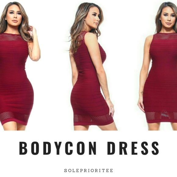 NEW 🌺 Bodycon Bandage Dress - Picture 1 of 5